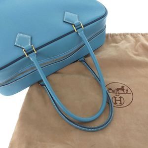 Hermes Plume Handbag Blue